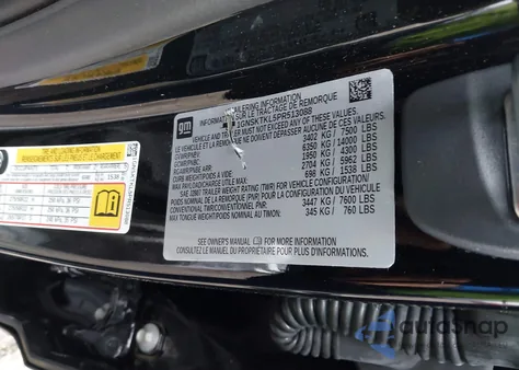 2023 Chevrolet Tahoe 4Wd High Country z USA, uszkodzony, nr VIN 1GNSKTKL5PR513088